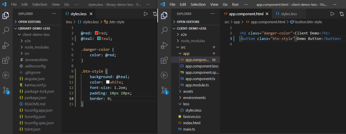 Quick, effective and efficient way to test your separately hosted css library on your client, during development